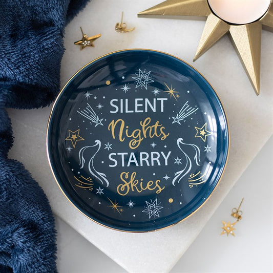 Silent Nights Starry Skies Trinket Dish N/A