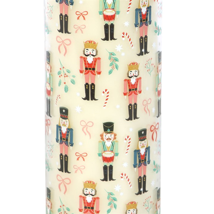 Nutcracker Print Festive Spice Tube Candle N/A