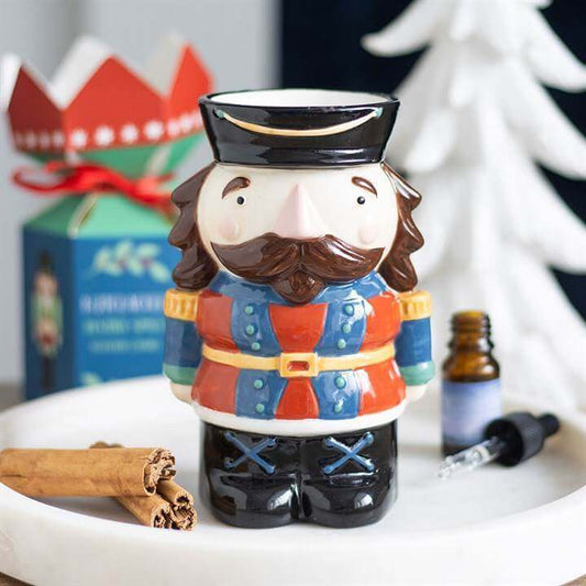 Nutcracker Shaped Oil Burner & Wax Warmer – Festive Christmas Gift-Sociodigi