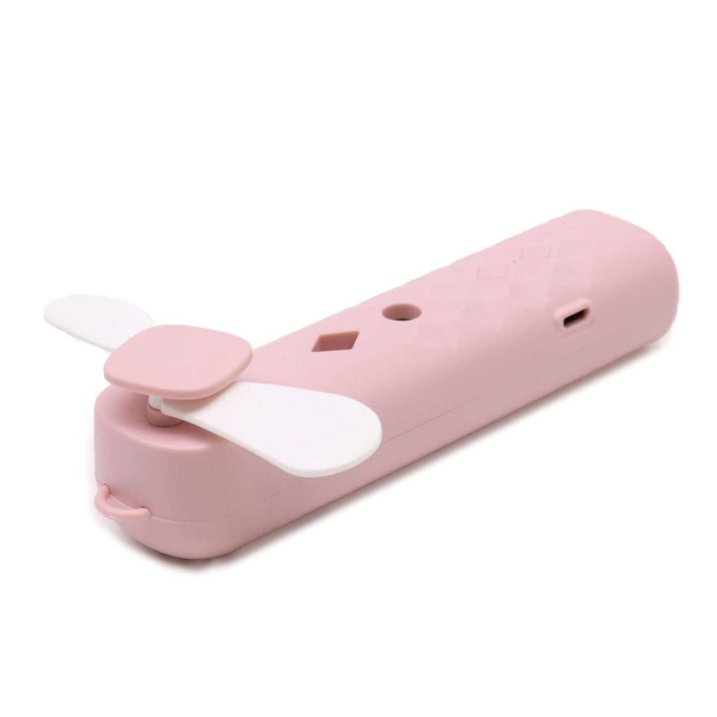 Pink Nano Mist Face Fan & Spray - USB chargeable mist face fan for on-the-go hydration.