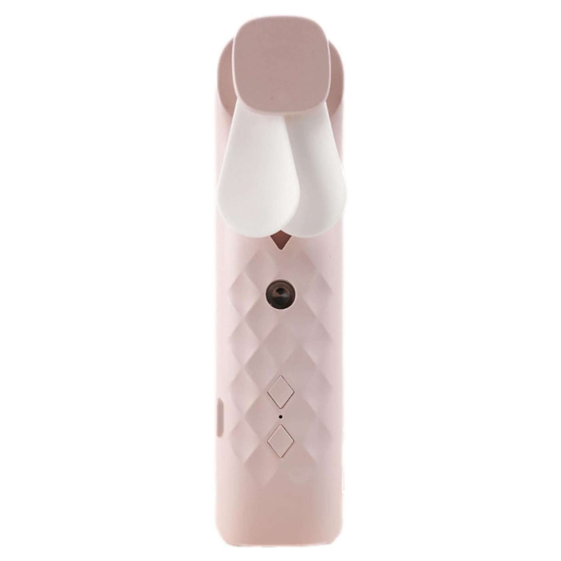 Pink Nano Mist Face Fan & Spray showcasing advanced nano mist technology for hydration on-the-go.