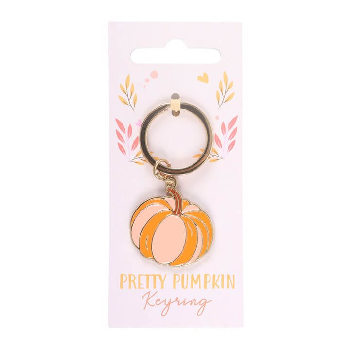 Add a soft and stylish autumn touch to your everyday essentials with this Pretty Pumpkin Keyring. Featuring a charming pumpkin design in delicate pink and orange tones, this accessory brings a subtle seasonal feel that’s both cute and versatile. Perfect f