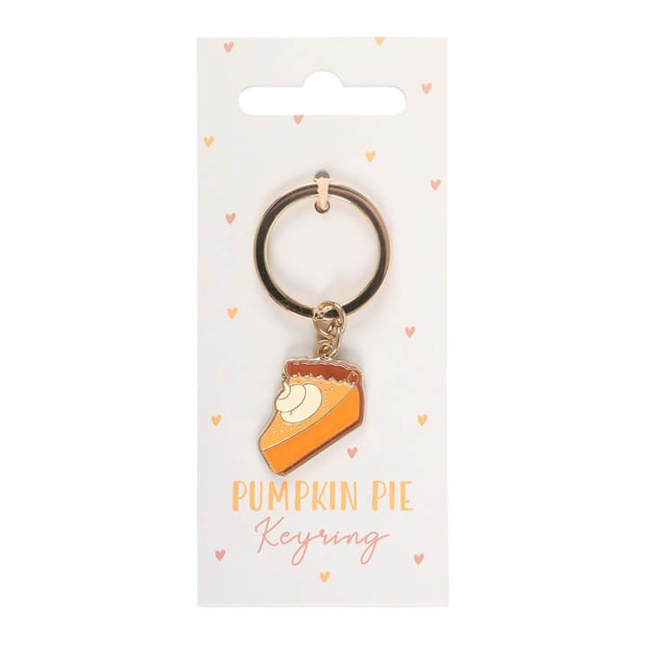 Add a sweet touch of autumn to your everyday essentials with this Pumpkin Pie Keyring. Designed to look like a delicious slice of pumpkin pie, this charming accessory is perfect for celebrating the cosy vibes of the season. Clip it onto your keys, handbag