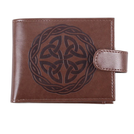 Celtic Shield Knot Faux Leather Wallet
