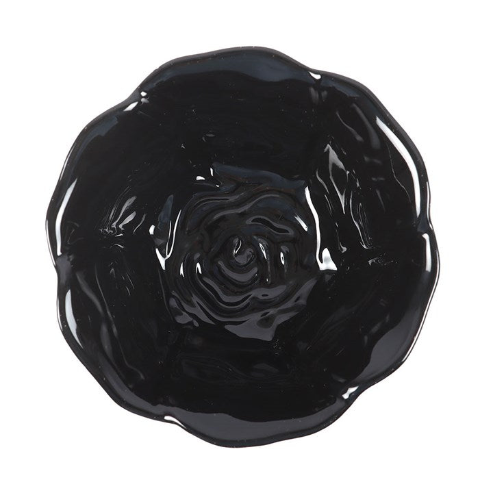 Black Rose Trinket Dish N/A