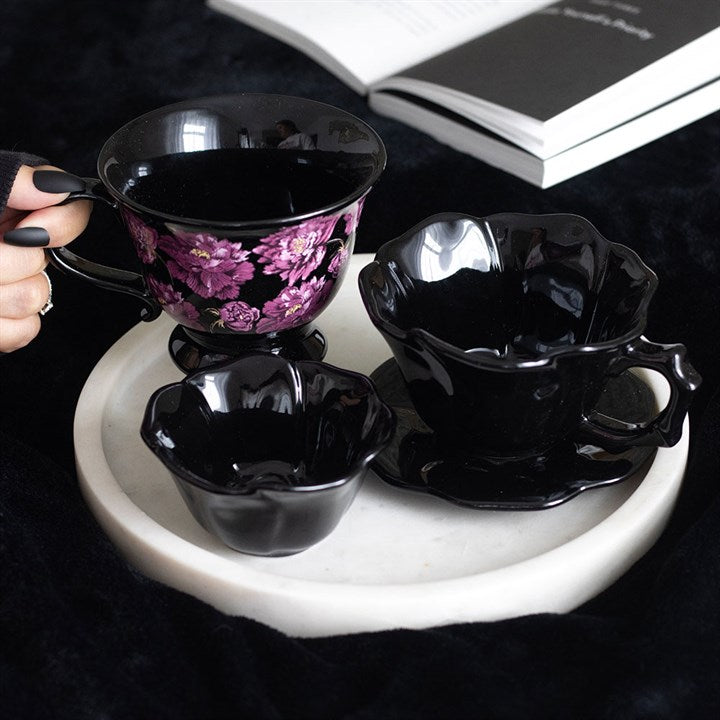 Black Rose Trinket Dish N/A