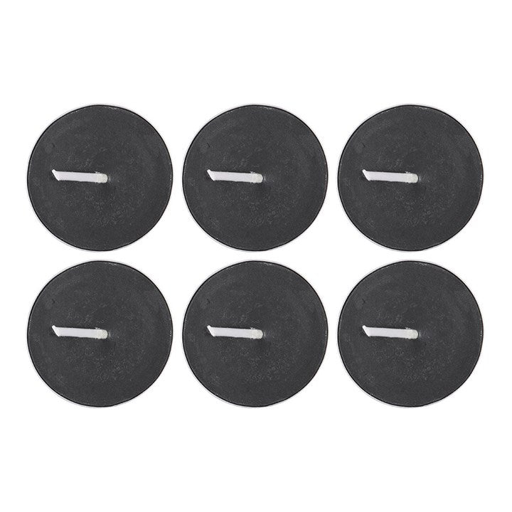 Set of 6 Dark Romance Opium Tealight Candles N/A