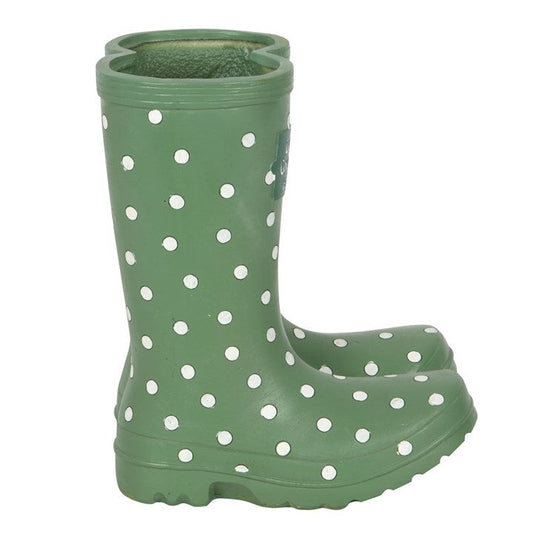 Light Green Welly Boot Planter N/A