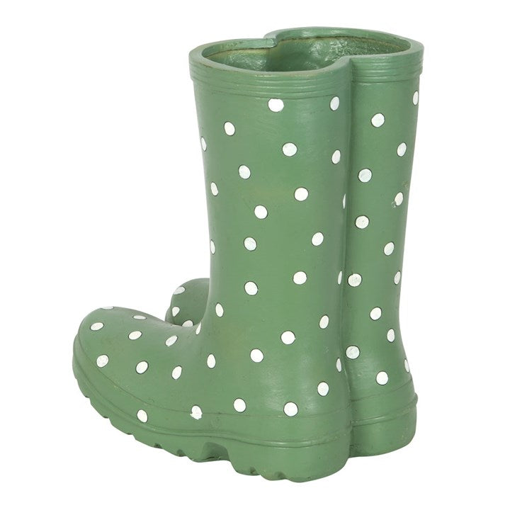 Light Green Welly Boot Planter N/A