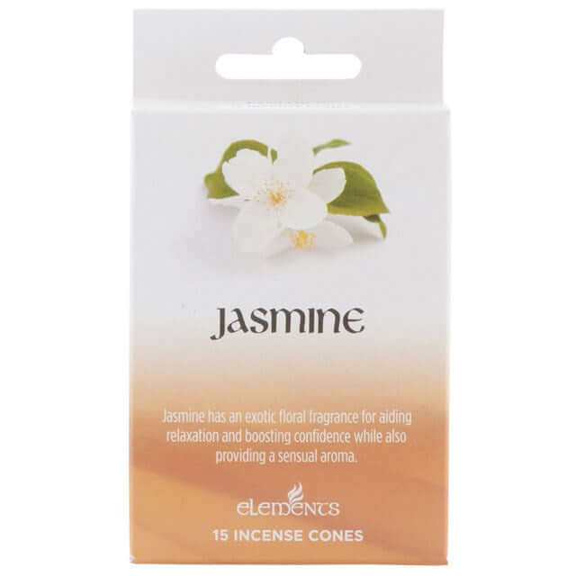 Set of 12 Packets of Elements Jasmine Incense Cones N/A