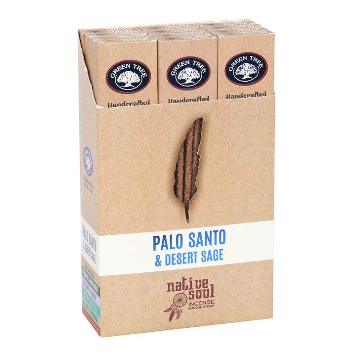 Set of 12 Palo Santo & Desert Sage Smudge Incense Sticks-Sociodigi