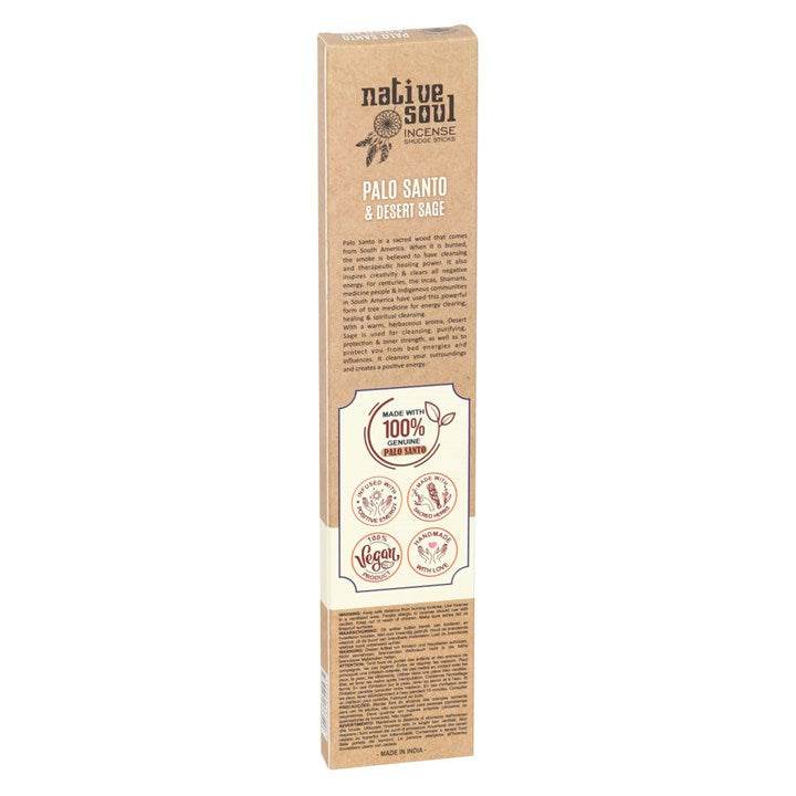 Set of 12 Palo Santo & Desert Sage Smudge Incense Sticks-Sociodigi