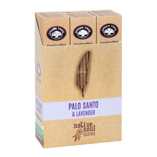 Palo Santo & Lavender Smudge Incense Sticks – Set of 12 Boxes 96 Sticks-Sociodigi