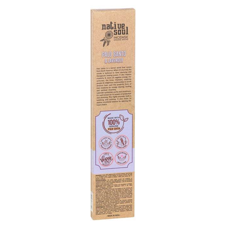 Palo Santo & Lavender Smudge Incense Sticks – Set of 12 Boxes 96 Sticks-Sociodigi
