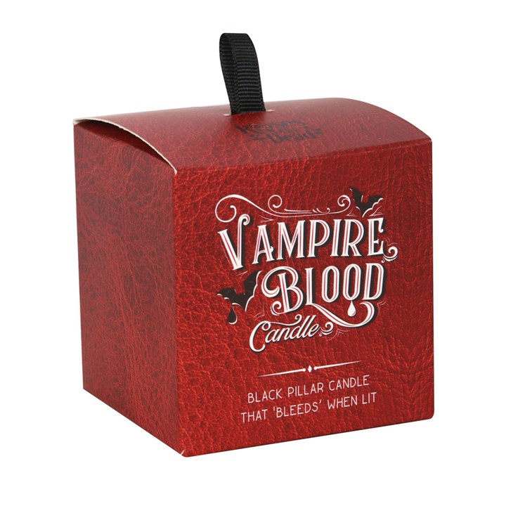 *Small Vampire Blood Wax Pillar Unscented Candle (6/24) N/A