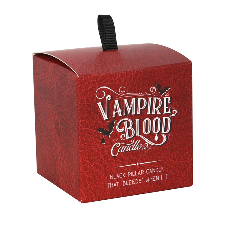 *Small Vampire Blood Wax Pillar Unscented Candle (6/24) N/A