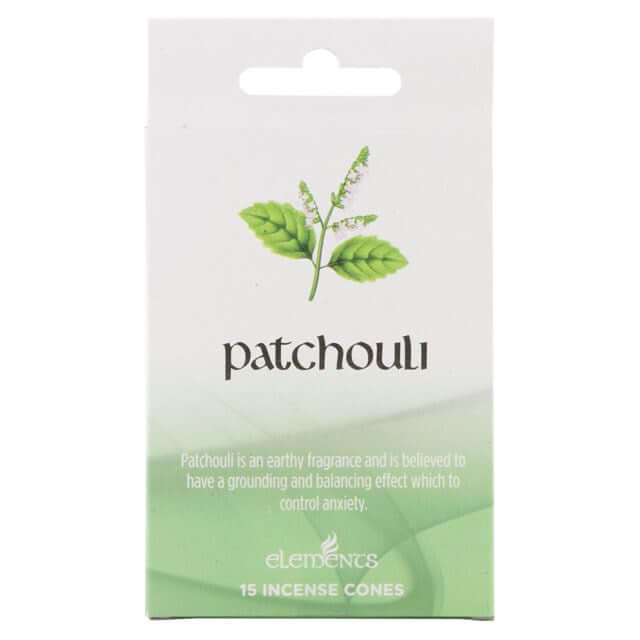 12 Packets of Elements Patchouli Incense Cones