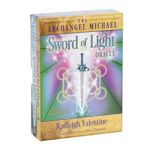 The Archangel Michael Sword of Light Oracle Cards – 44-Card Deck with Guidebook-Sociodigi