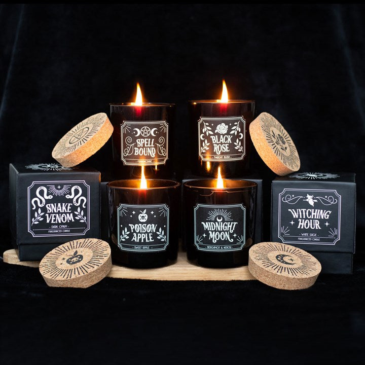 Set of 6 Midnight Ritual Candles | Mystical Scented Candles-Sociodigi