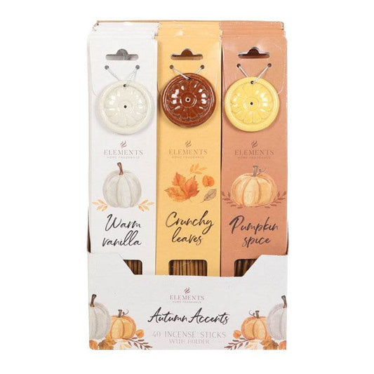 Set of 18 Autumn Accents Incense Sticks-Sociodigi