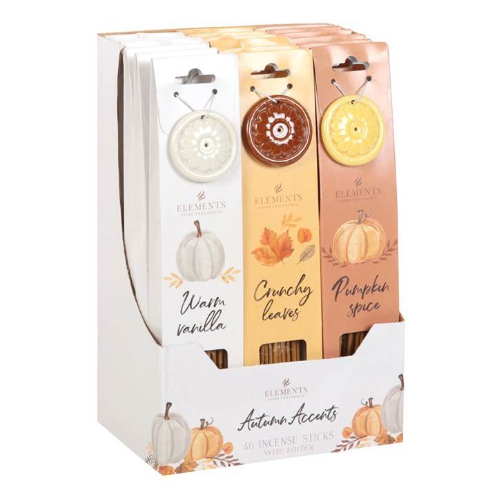 Set of 18 Autumn Accents Incense Sticks-Sociodigi