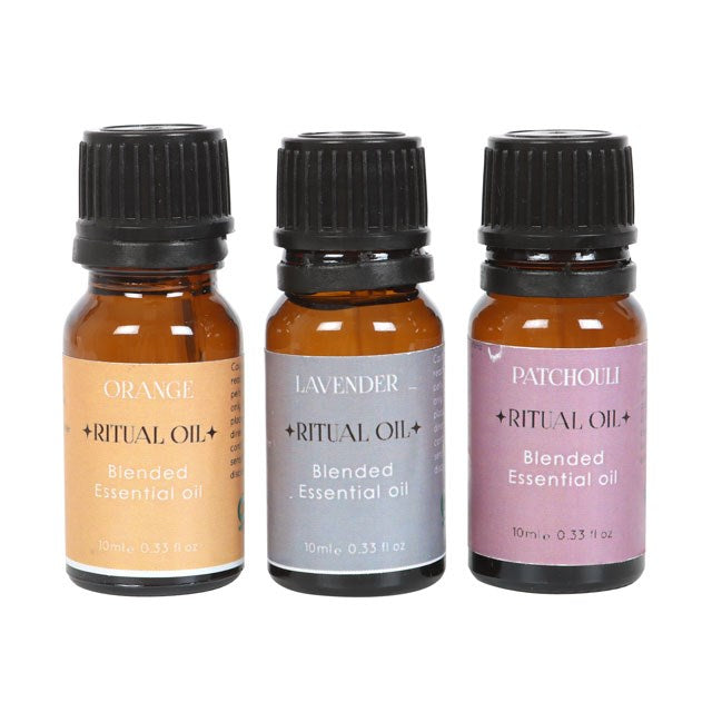Set of 3 Stress Less Ritual Blended Essential Oils-Sociodigi