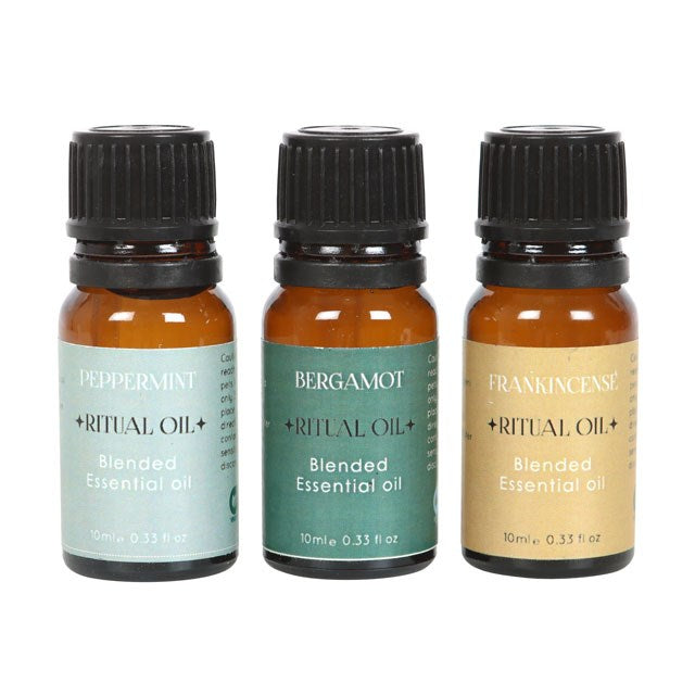 Set of 3 Success Ritual Blended Essential Oils N/A