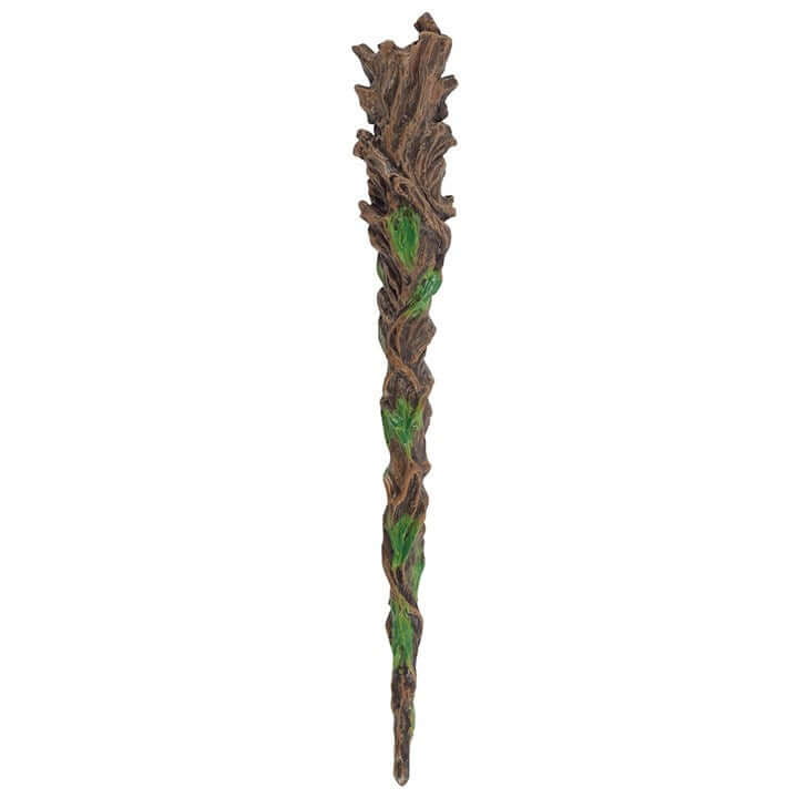 Decorative leaf-patterned object on a white background