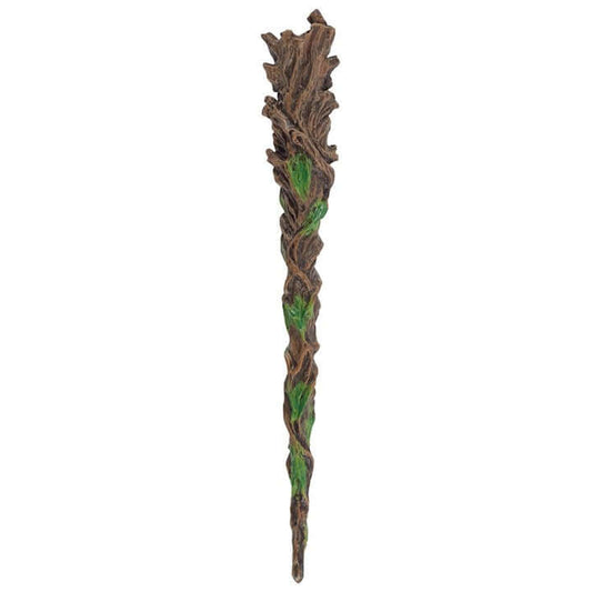 Decorative leaf-patterned object on a white background