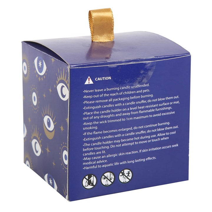 *All Seeing Eye White Sage Protection Charm Candle in Glass Pot (4/20) N/A