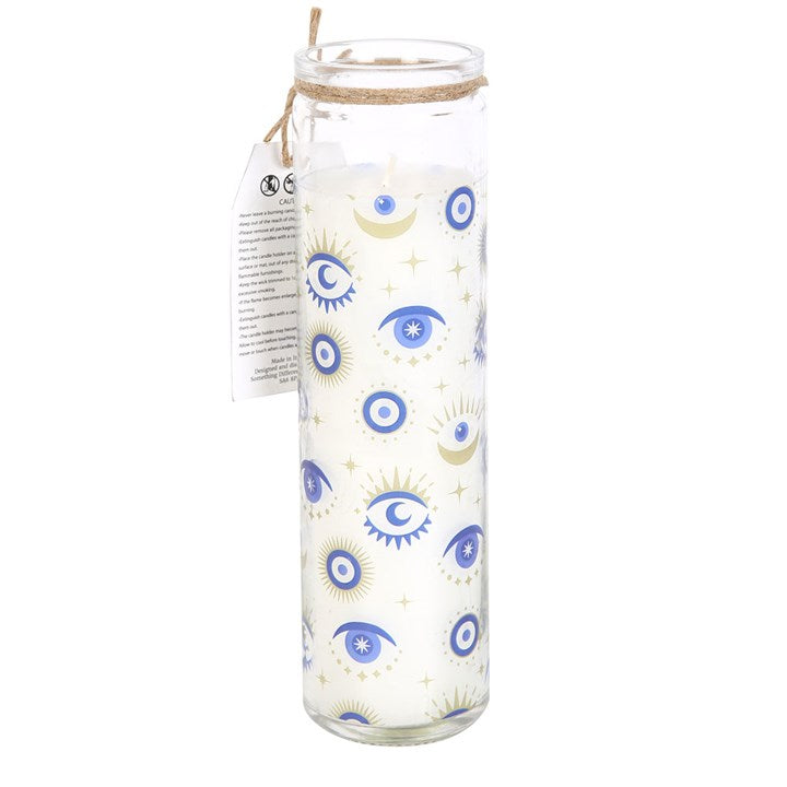 *All Seeing Eye White Sage Candle in Glass Tube (4/20) N/A