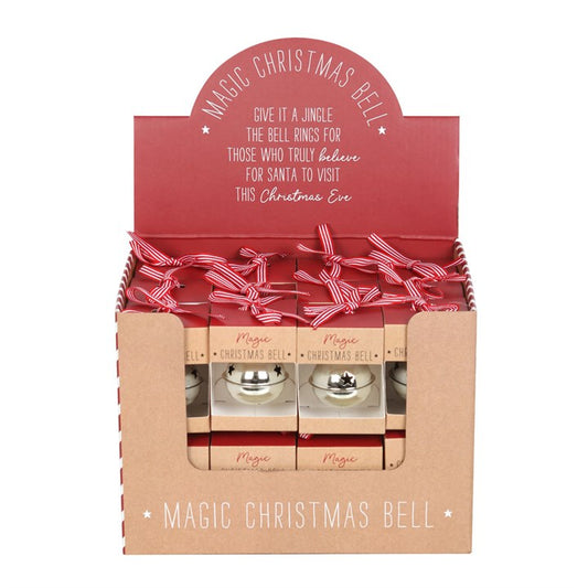 Set of 24 Santa's Magic Christmas Bell in Gift Boxes – Festive Display-Sociodigi