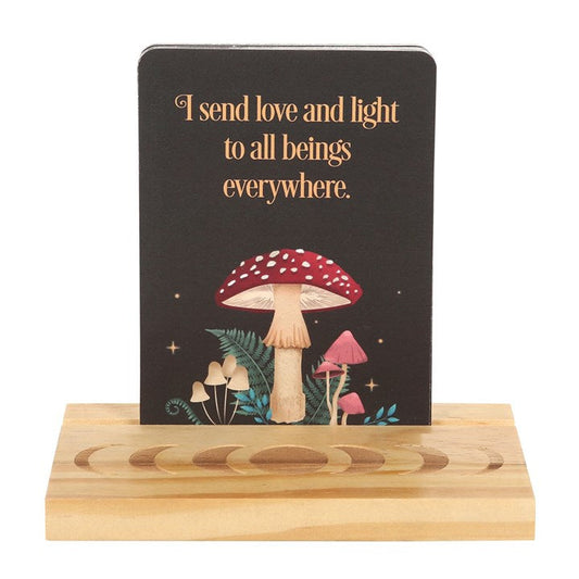 Affirmation Cards with Wooden Stand N/A