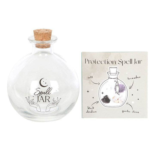 10cm Glass Spell Jar with Spell Recipe Booklet – Manifestation & Energy Magic - Sociodigi
