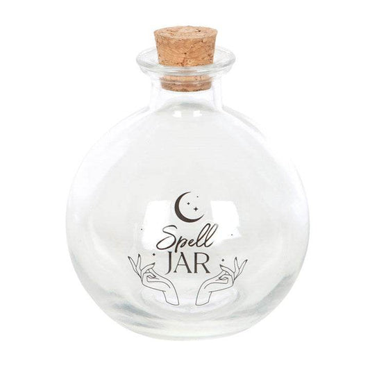 10cm Glass Spell Jar with Spell Recipe Booklet – Manifestation & Energy Magic-Sociodigi