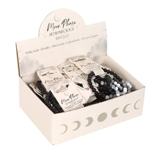 Set of 36 Moon Phase Crystal Bracelets-Sociodigi