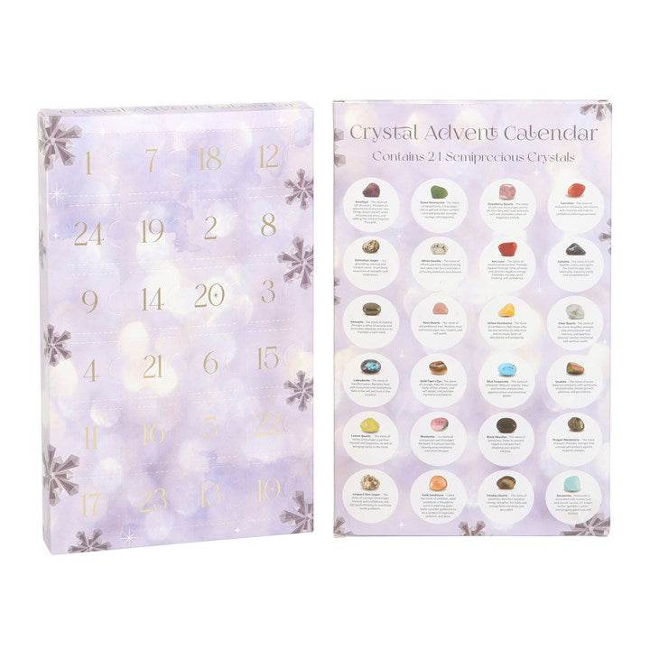 Crystal Advent Calendar – 24 Healing Gemstones for Christmas-Sociodigi