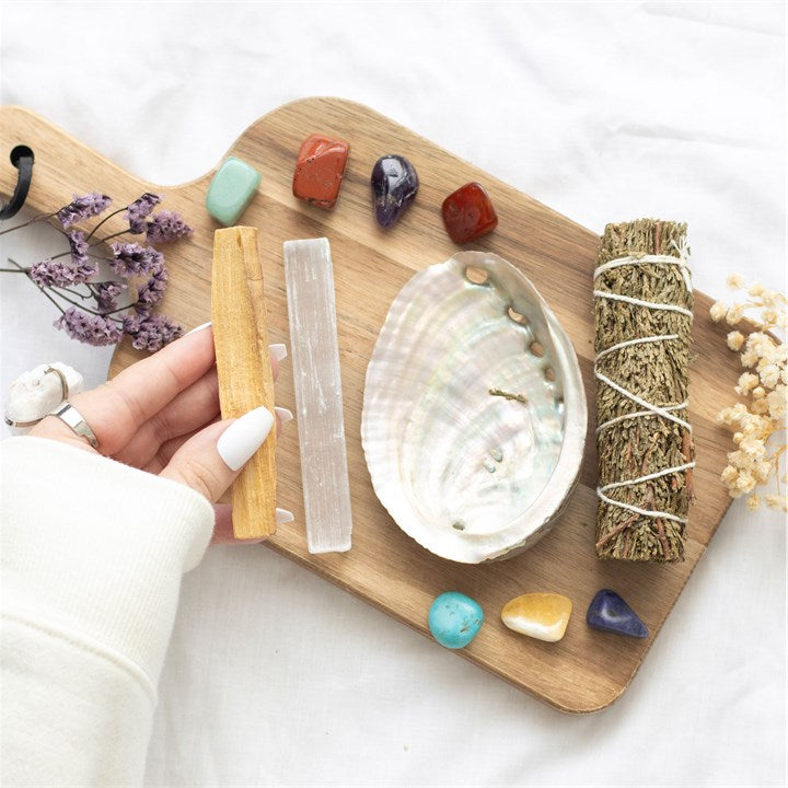 Divine Energy Smudge and Stone Wellness Kit N/A
