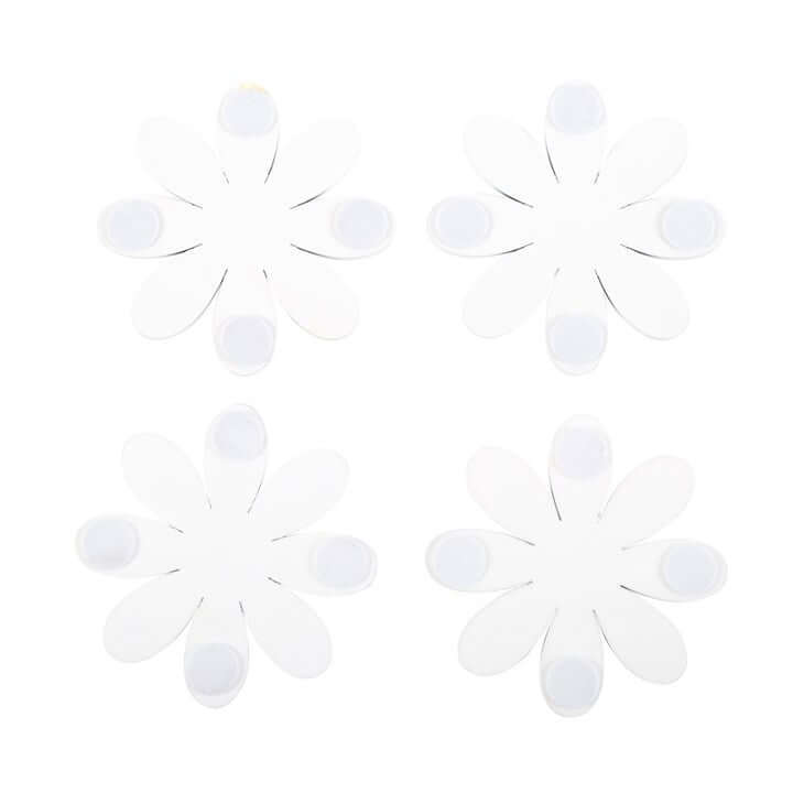 Set of 4 Daisy Shaped Coasters N/A