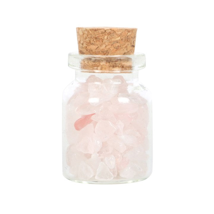Jar of Love Rose Quartz Crystal in a Matchbox N/A