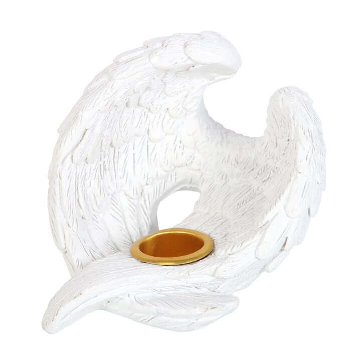Angel Wing Resin Incense Cone Burner creating a serene and positive atmosphere in any space.