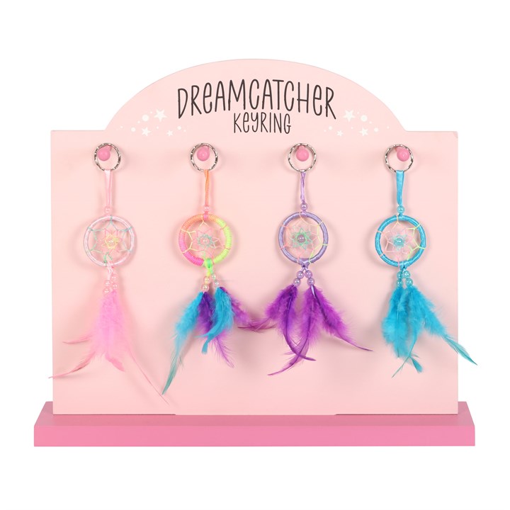 Set of 32 Mini Pastel Dreamcatchers on Display-Sociodigi