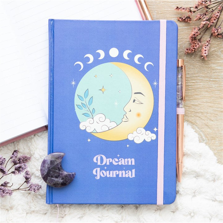 The Moon Dream Journal with Amethyst Pen N/A