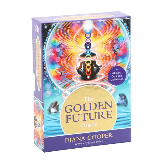 The Golden Future Oracle Cards by Diana Cooper | 44-Card Deck with Guidebook-Sociodigi