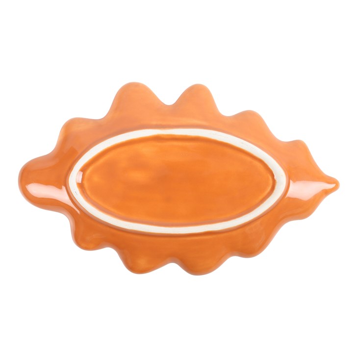 Ceramic Autumn Leaf Dish – Trinket & Jewellery Holder-Sociodigi