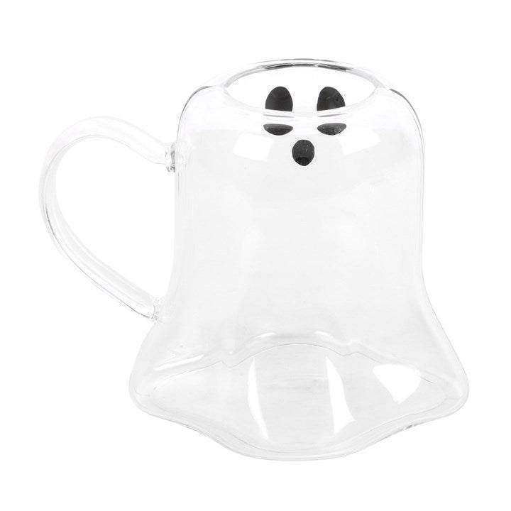 Ghost Shaped Glass Mug-Sociodigi