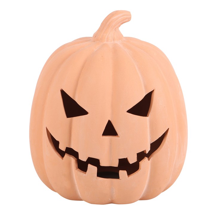 22cm Terracotta Pumpkin Ornament-Sociodigi