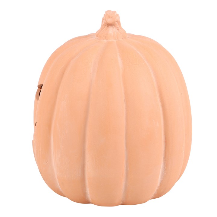 22cm Terracotta Pumpkin Ornament-Sociodigi