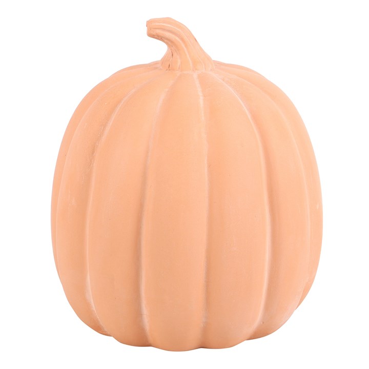22cm Terracotta Pumpkin Ornament-Sociodigi