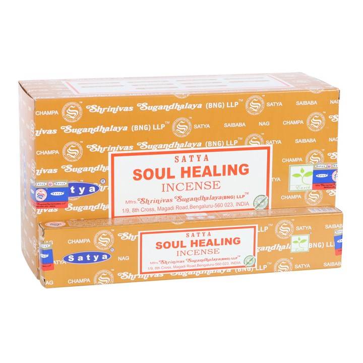 12 Packs of Soul Healing Incense Sticks by Satya-Sociodigi